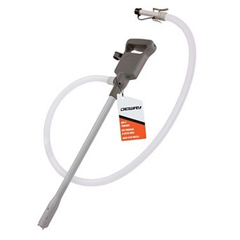 Deway Automatic Fuel Transfer Pump with Auto-Stop and Beep, 3.8 GPM & USB-C or AA Battery Powered