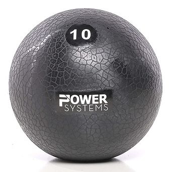 Power Systems MEGA Slam Ball Prime (10 lb), No-Bounce 10" Medicine Ball for Strength & Core Training