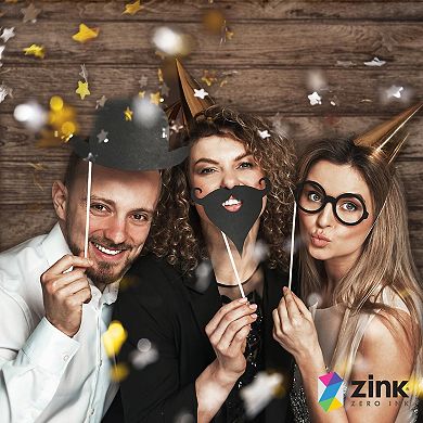 Zink Wooden Wall Backdrop - Wrinkle-Free Photo Studio Backdrop for Parties, Baby Showers, and More