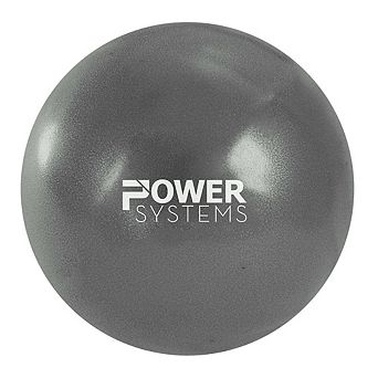Power Systems Poz-A-Ball 8' Static PVC Balance Ball for Alignment & Rehab Training (Gray)