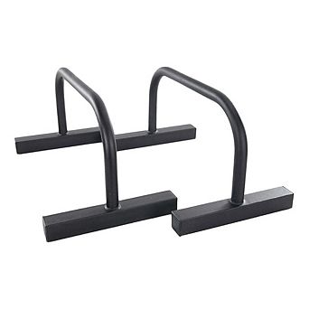 Power Systems Push-Up Parallettes Set (Pair) Elevated Push-Up Bars for Strength Training