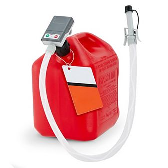 Deway Ultra Fast Can Fuel Transfer Pump, USB or Battery Powered with Auto-Stop, 51" Hose & Adapters