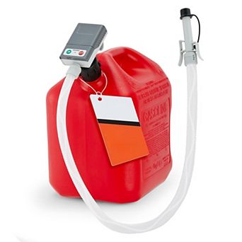 Deway Ultra Fast Can Fuel Transfer Pump, USB or Battery Powered with Auto-Stop, 51" Hose & Adapters
