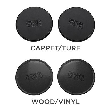 Power Systems Versa Slides 7.5" Exercise Sliders for Wood & Vinyl