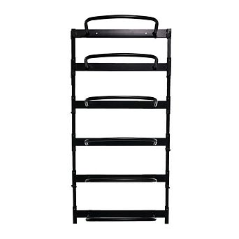 Power Systems Wall Mount Rack for Foam Rollers Space-Saving Rack Stores Up to 6 Rollers