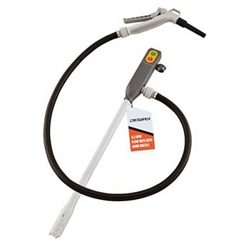 Deway Battery Stick Fuel Pump with Trigger Nozzle, 3.2GPM Flow & 51” Hose for Gas, Diesel, Water