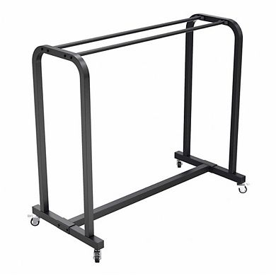 Power Systems Yoga Mat Rack - Mobile Cart Holds 60-120 Mats for Easy Storage