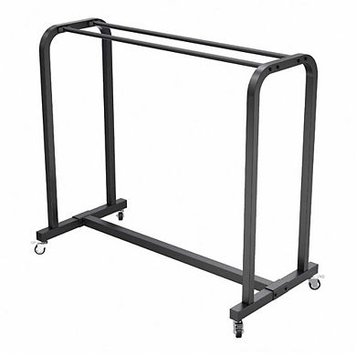 Power Systems Yoga Mat Rack - Mobile Cart Holds 60-120 Mats for Easy Storage