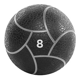 Power Systems 10" Elite Power Medicine Ball (8 lb), Durable Weighted Medicine Ball for Core Training