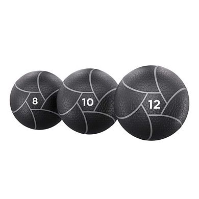 Power Systems 10" Elite Power Medicine Ball (8 lb), Durable Weighted Medicine Ball for Core Training