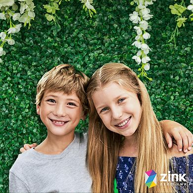 Zink Leaves Photo Backdrop - Wrinkle-Free Photo Studio Backdrop for Parties, Birthdays, and More