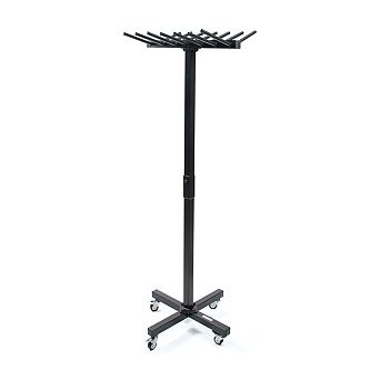 Power Systems Premium Rolling Standing Rack 23" x 73" - Holds 100 Resistance Tubes or 400 Jump Ropes