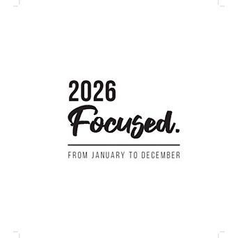RE-FOCUS THE CREATIVE OFFICE 2026 Yearly Calendar Planner & Appointment Book, 9.5 x 10.5