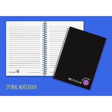 RE-FOCUS on the GO Notebook, 142 Pages, 1 Count