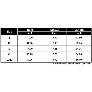 Womens Collar Neck Roll Up Sleeve Button Down Midi Length Shirt Jacket