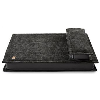 Allisandro Orthopedic Memory Foam Dog Bed for Joint Relief, Fixed Pillow and Removable Cover