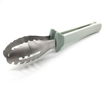 9-inch Spill-Proof Tongs with Gravity Ball Lock for Cleaner Dining