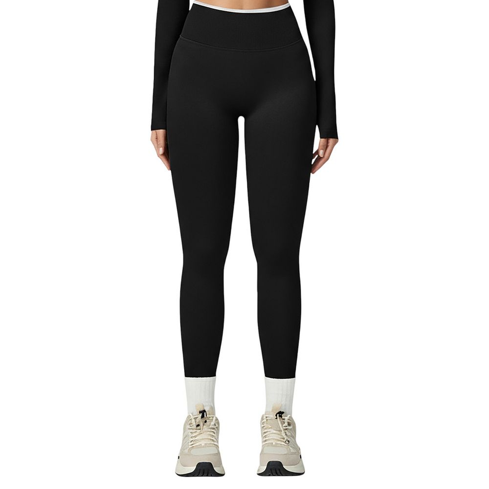 Anna-Kaci Active Women's High Waist Seamless Athletic Leggings with Smooth Stretch Fabric and Contoured Fit for Streamlined Everyday Comfort