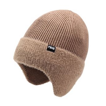 Unisex Knit Beanie with Ear Flaps