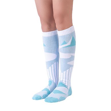 Women's Outdoor Hiking Skiing Cotton Socks Over-the-Calf Warm Breathable Performance Fit