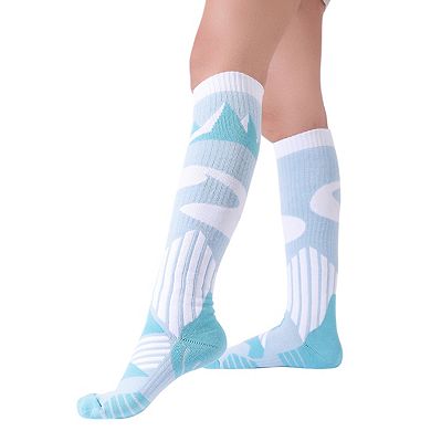 Women's Outdoor Hiking Skiing Cotton Socks Over-the-Calf Warm Breathable Performance Fit