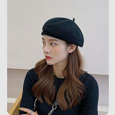 Women's Knit Beret - Stylish & Comfortable