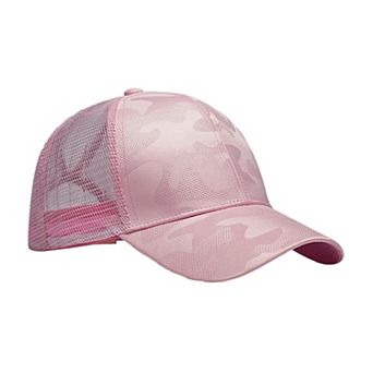 Women's Camo Trucker Hat with Mesh Back