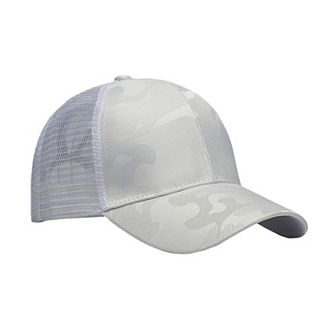 Women's Camo Trucker Hat with Mesh Back