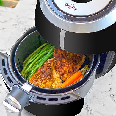 Total Chef 3.8-qt Digital Electric Air Fryer With Nonstick Pan & Stainless Steel Basket
