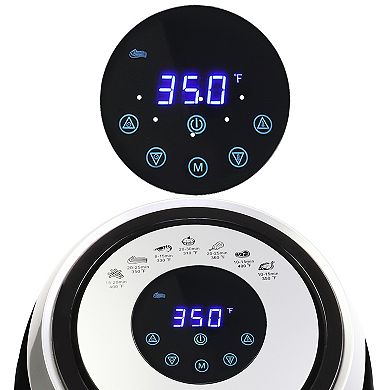 Total Chef 3.8-qt Digital Electric Air Fryer With Nonstick Pan & Stainless Steel Basket