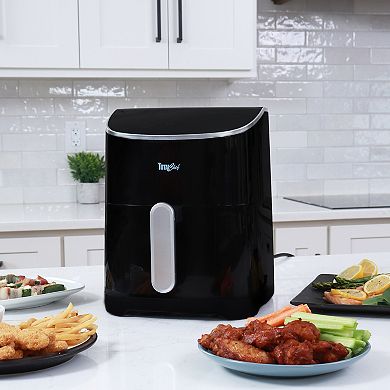Total Chef 5-qt Digital Air Fryer With Nonstick Basket & Grill Plate