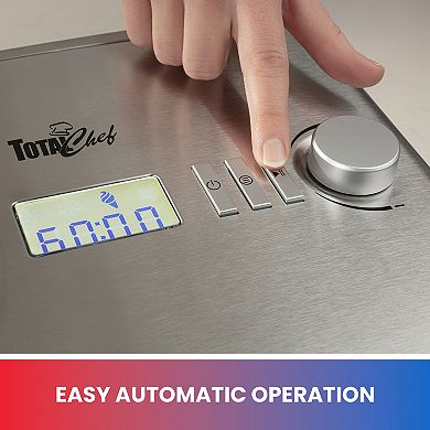 Total Chef 1.6-qt 2-in-1 Automatic Ice Cream and Yogurt Maker