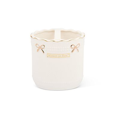 MAISON DE BASE Gold Tone Bow Toothbrush Holder