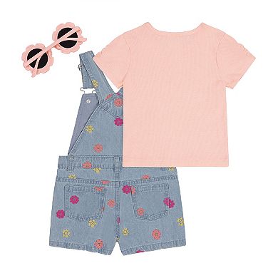 Baby & Toddler Little Lass 2-Piece Shortalls & Tee Set