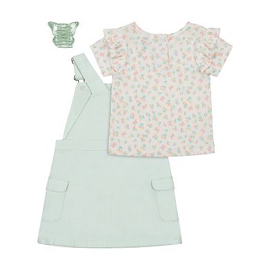 Toddler Girl Little Lass 2-Piece Top & Jumper Set