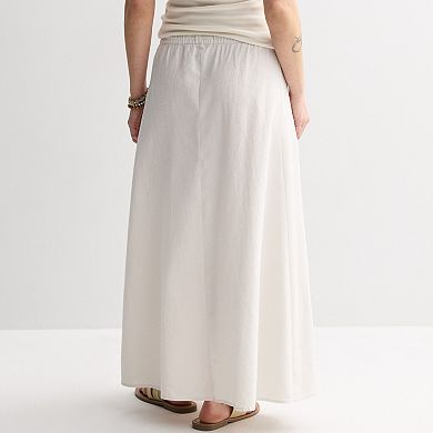 Sonoma Goods For Life Linen Maxi Skirt
