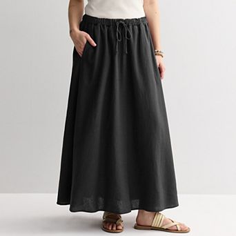 Sonoma Goods For Life® Linen Maxi Skirt