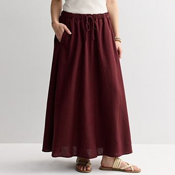 Sonoma Goods For Life® Linen Maxi Skirt
