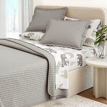 Madelinen® Channel Stitched 7 pc Bed in a Bag Quilt Set