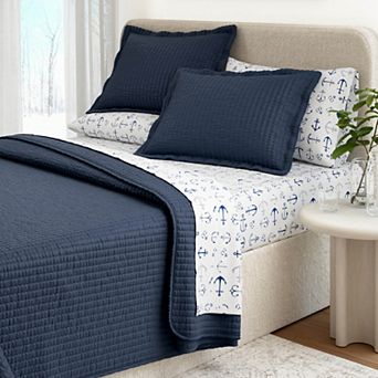 Madelinen® Coastal Themed Bed in a Bag Quilt Set