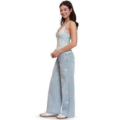 Juniors' madden girl Lace Trim Cami