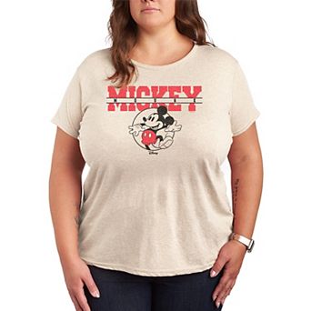 Plus Size Disney's Mickey Mouse Collegiate Graphic Tee
