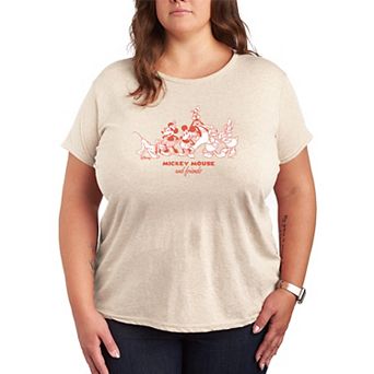 Plus Size Disney's Mickey Mouse & Friends Graphic Tee