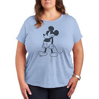 Plus Size Disney's Mickey Mouse Mad Stand Graphic Tee