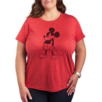 Plus Size Disney's Mickey Mouse Mad Stand Graphic Tee