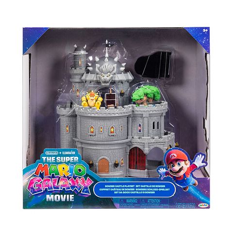 Детские фигурки The Super Mario Galaxy Movie Deluxe Bowser Castle Playset
