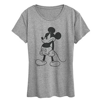 Women's Disney's Mickey Mouse Mad Stand Graphic Tee