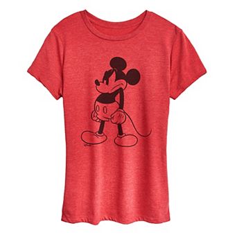 Women's Disney's Mickey Mouse Mad Stand Graphic Tee