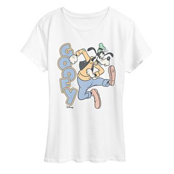 Women's Disney's Goofy Distressed Graphic Tee