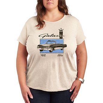 Plus Size Ford 1962 Galaxie Distressed Graphic Tee